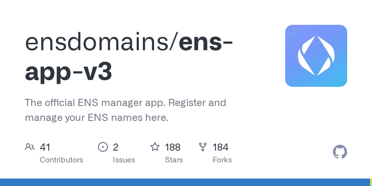 ENS Manager App