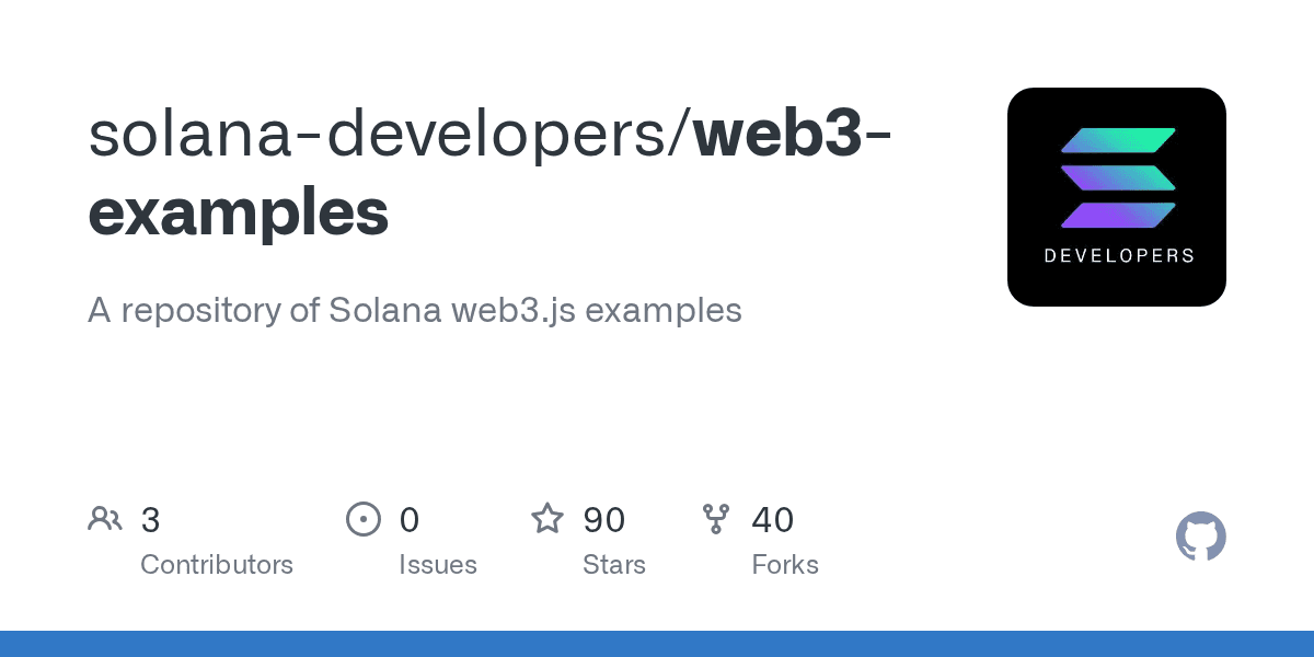Solana Web3 Examples